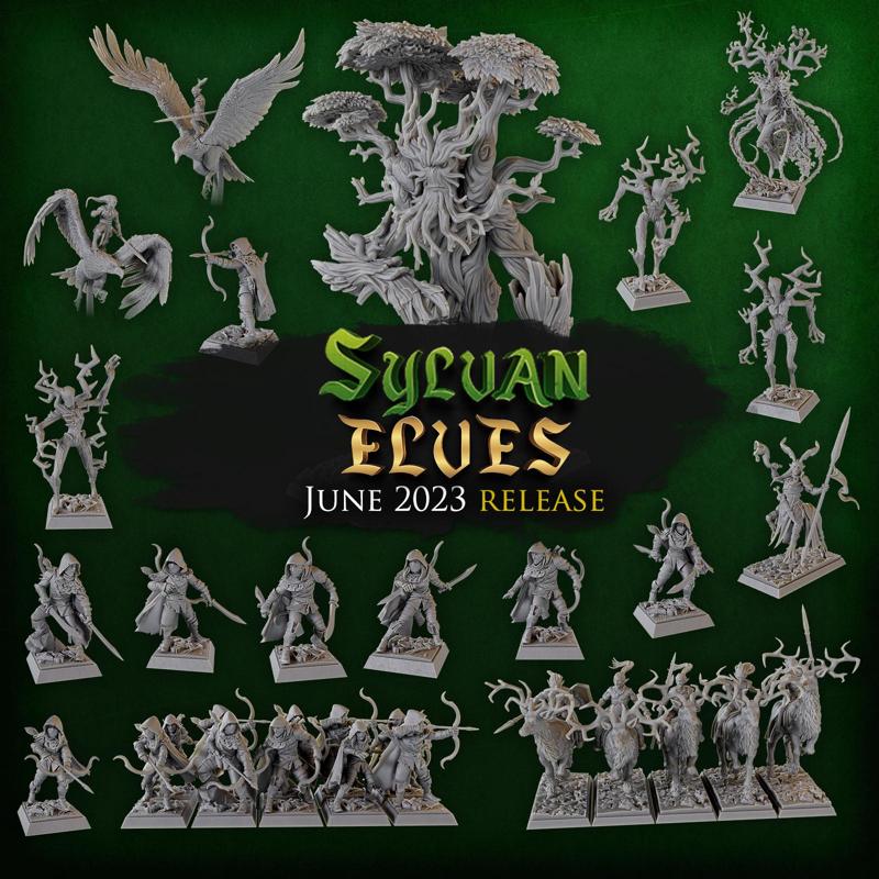 Titan Forge Miniatures - 2023 - June - Sylvan Elves II