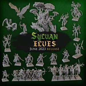 Titan Forge Miniatures - 2023 - June - Sylvan Elves II