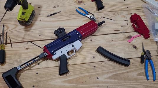 9MM PISTOL CALIBER CARBINE FX-9 pistol carbine 9mm fx9 ar15acceseries blowback