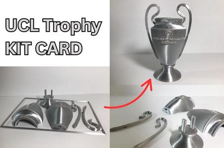 Champion's League Trophy Kit Card 