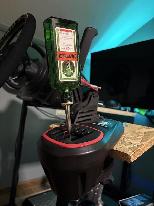 Jagermeister knob adapter for Thrustmaster TH8S Shifter