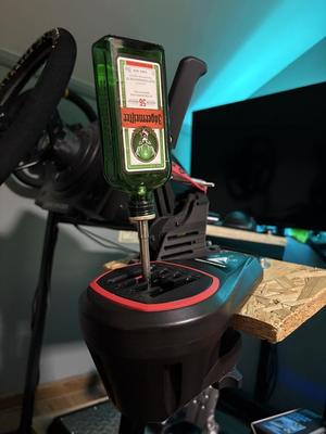 Jagermeister knob adapter for Thrustmaster TH8S Shifter