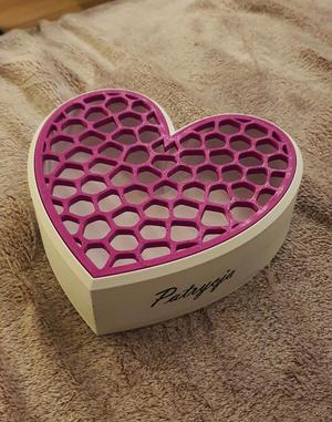 Heart Box Voronoi custom Text