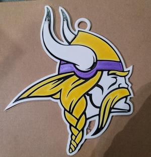 MINNESOTA VIKINGS 3D LOGO 180MM SERIES