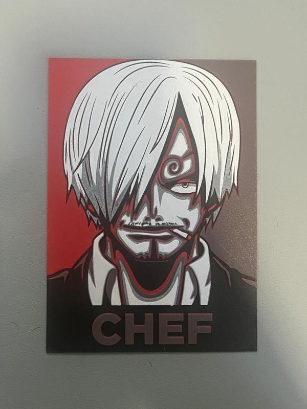 Chef Sanji - One Piece HueForge (AMS / no AMS needed)