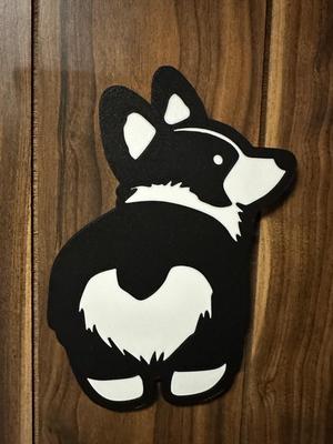 corgi lightbox/ wall art