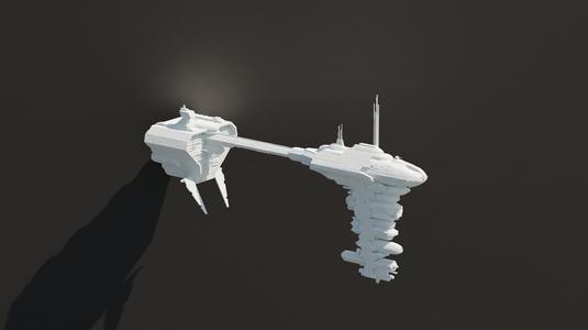 Nebulon B Frigate - Star Wars Home Decoration