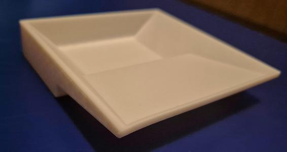 Oil catch tray in fume hood (incl model)