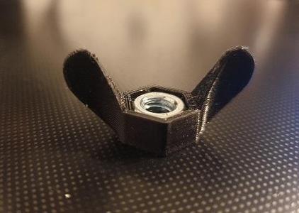 Wingnut Adapter M 6