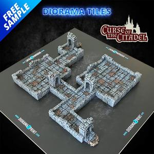 Diorama Tiles - Curse of the Citadel  Sample Pack 