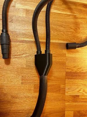 Vacuum splitter 35mm / 2x 40mm - Splitter für Werkstatt Staubsauger wie Kärcher - No support   