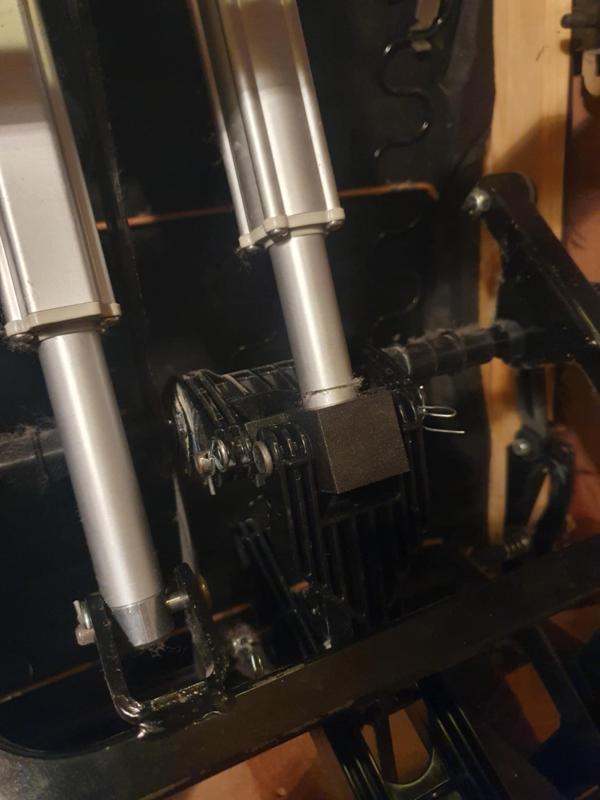 Clevis mount toggle for LaZBoy power recliner