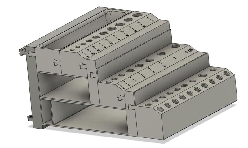 Frenchfinity - Modular Drill Bit Till (Parametric Fusion 360)