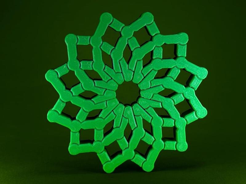Print in Place Expanding Ring Mechanism
