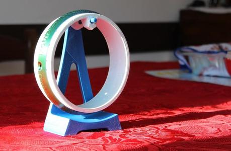 Solar clock, meridian ring clock - Orologio solare a meridiana - Anello d'Aquitania - Pesaro 2024 capitale della cultura