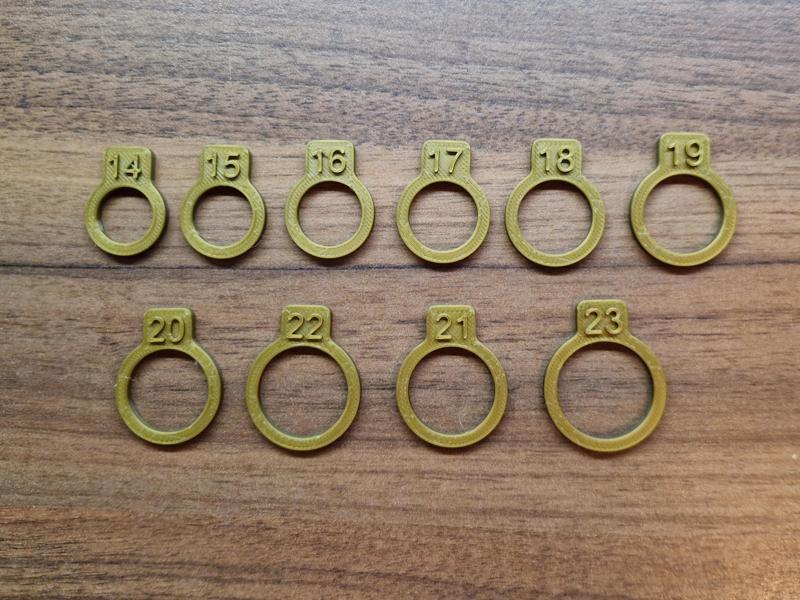 Ring sizer (Ring size measurement set)
