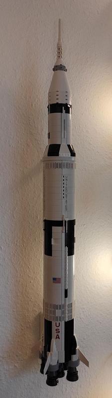 Saturn V - simple Wallmount for the "Klemmbaustein" Saturn V Rocket