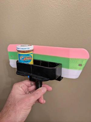 Bait-ball-n-flasher holder - give an unused rod holder mount a job   