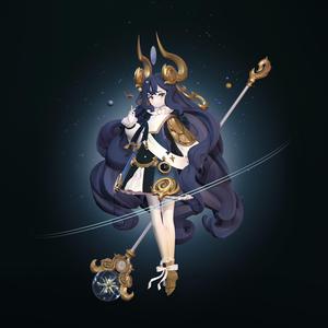 Celestial globe girl by Tarte Nam