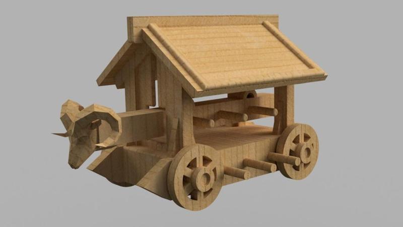 Siege Ram / Battering Ram from The Age Of Empires