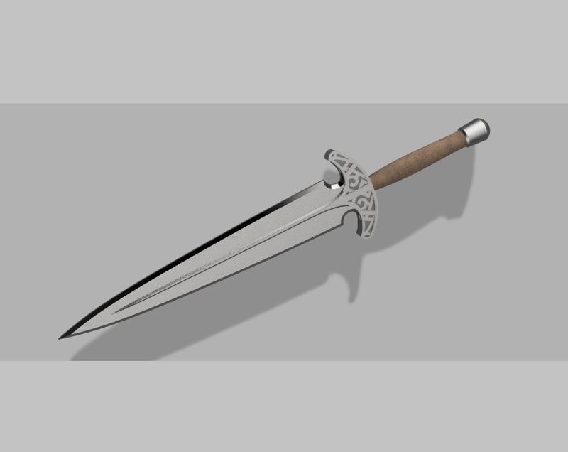 Skyrim inspired Steel Dagger Replica Cosplay Prop