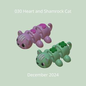 2024-030 Heart and Shamrock Kitties