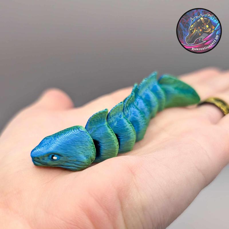 Baby Flexi Moray Eel Keychain