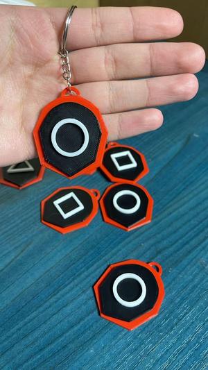 Squid game keychain