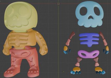 Articulating Halloween Flexi Skeleton_remix