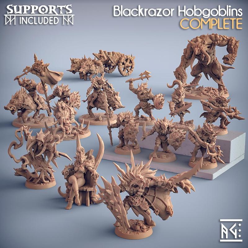Blackrazor Hobgoblins (Presupported)