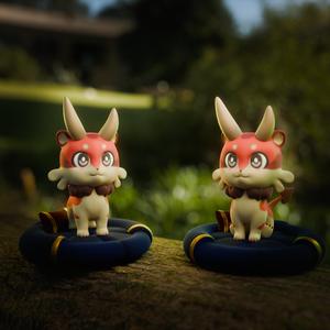 Honkai Star Rail HSR Chimera Red Cute Toy (2 Poses + Cushion)