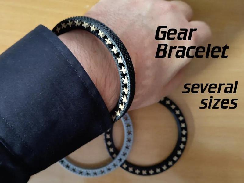 fidget gear bracelet   