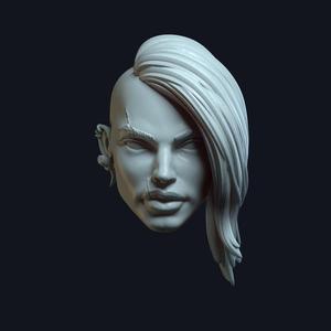 Viking Woman v2 Action Figure Head