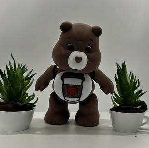 Pre-Release - A lot of Latte Bear - Care Bears, Coffee, Articualted, Flexi, Flexible