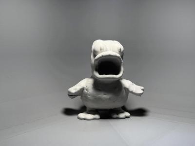 Claymation Duck – Straight outta the uncanny void!
