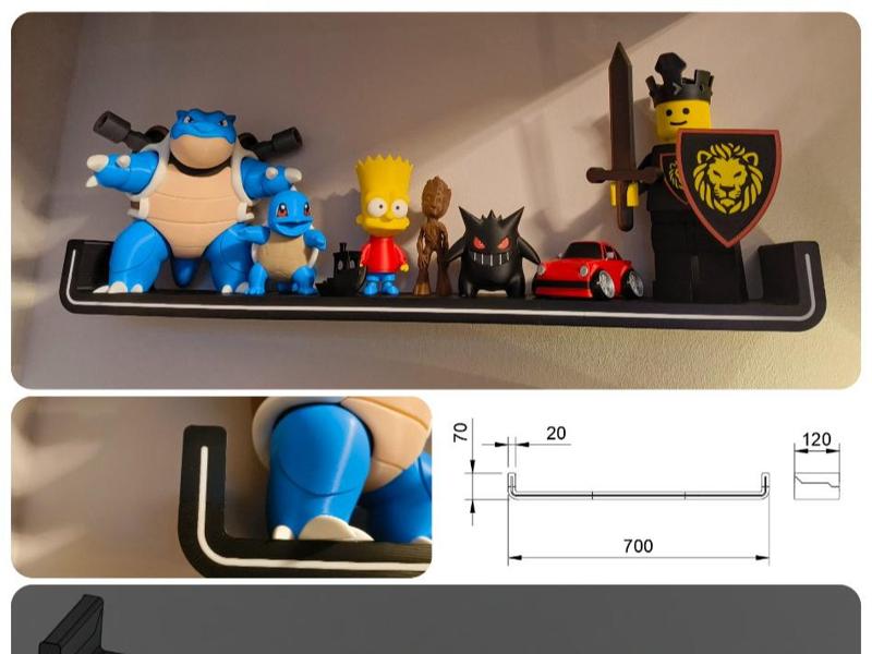 wallshelf medium, wall shelf medium