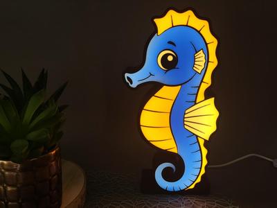 Lightbox Seahorse Lamp