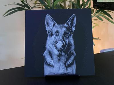 German Shepherd Hueforge