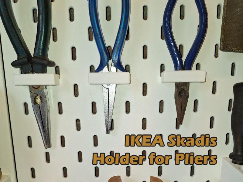 Plier holder IKEA Skadis (8 sizes!)