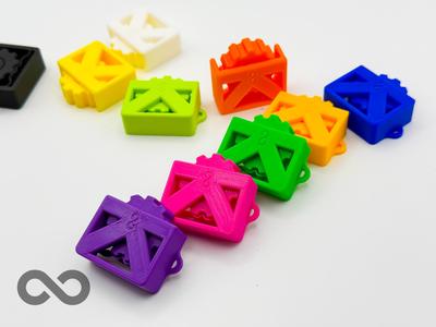 Micro Gear Click Fidget - Print in Place