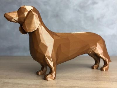 Dachshund Low Poly