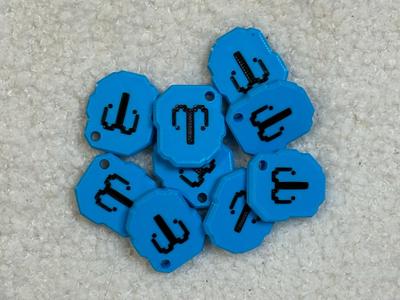 Tibia Avalanche Rune Keychain (NO AMS)