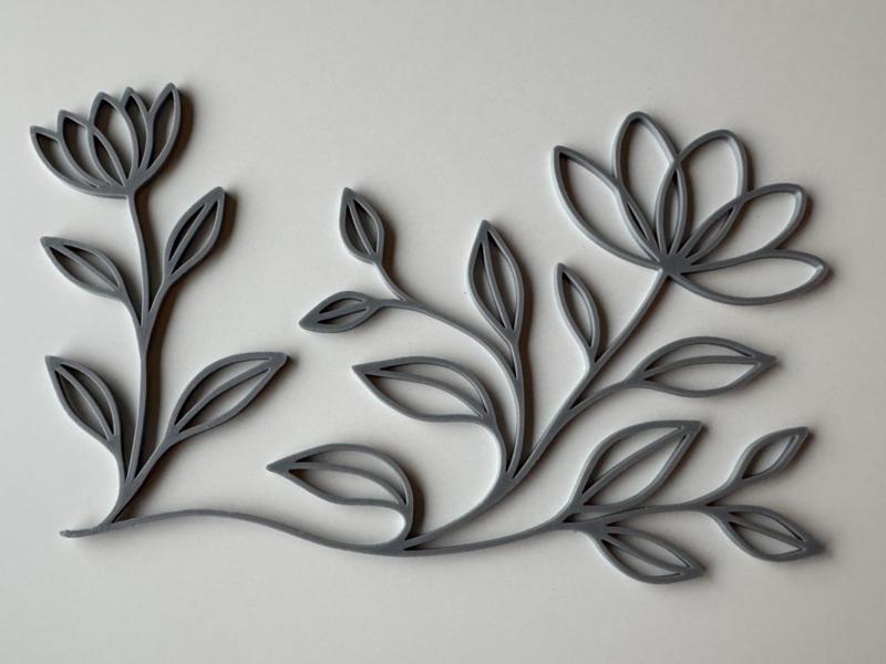 Floral Meadow Wall Decor Window Picture