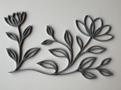 Floral Meadow Wall Decor Window Picture