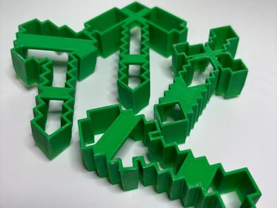 Minecraft cookie Cutters
