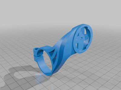 Garmin Edge Mount with m4 nut instead of threaded insert