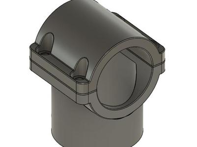 45mm diameter pipe connector