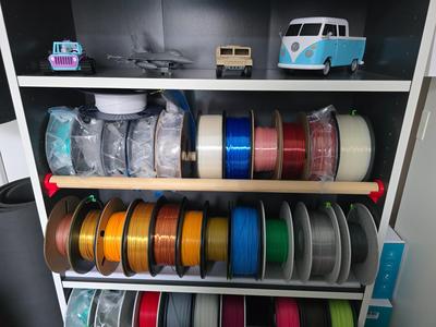 Filament spool holder, filament rack, 28mm Ikea Billy