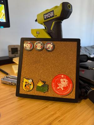 150x150x15 Cork Board Frame