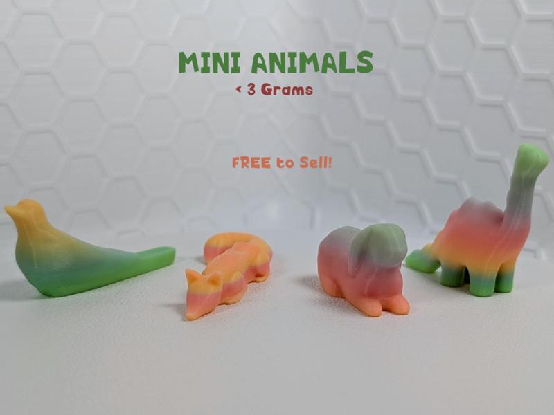 Tiny Animals 01 (Great for End of Spool)